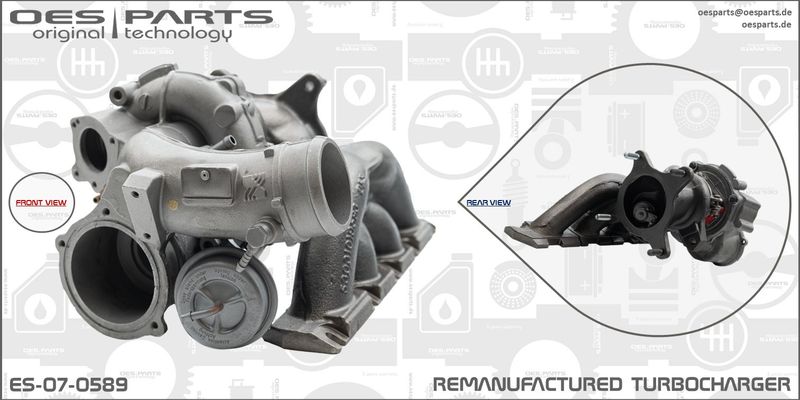 OES PARTS Компрессор, наддув ES-07-0589